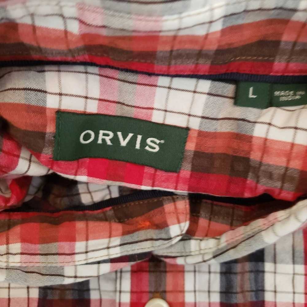 Orvis Orvis Mens Multi Color Plaid Button Down - image 6