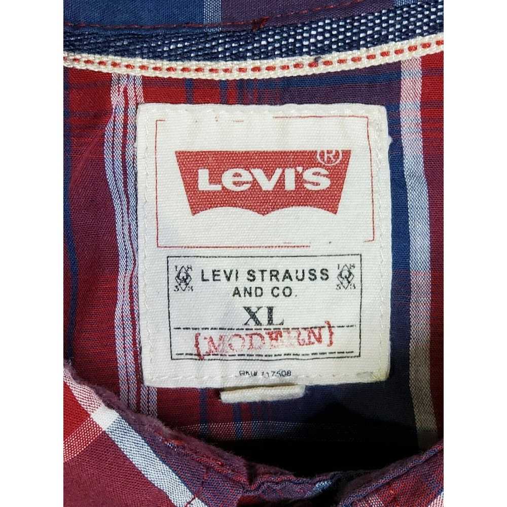 Levi's VTG Levis Modern Fit Western Shirt XL Mens… - image 8