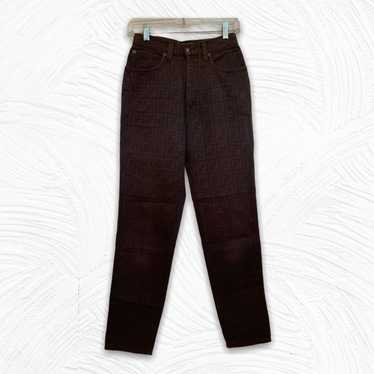 80s Vintage Pants Fendi/fashion Fendi Pants/brown Pants Nylon