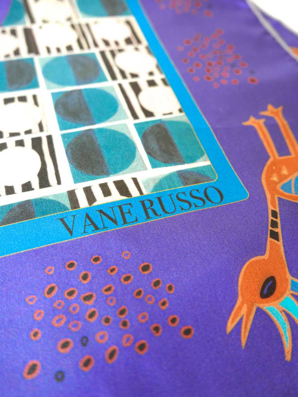 Vané Russo "Bird Song" Silk Scarf - image 2