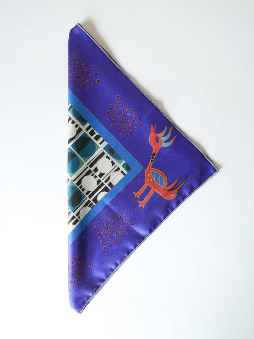 Vané Russo "Bird Song" Silk Scarf - image 4