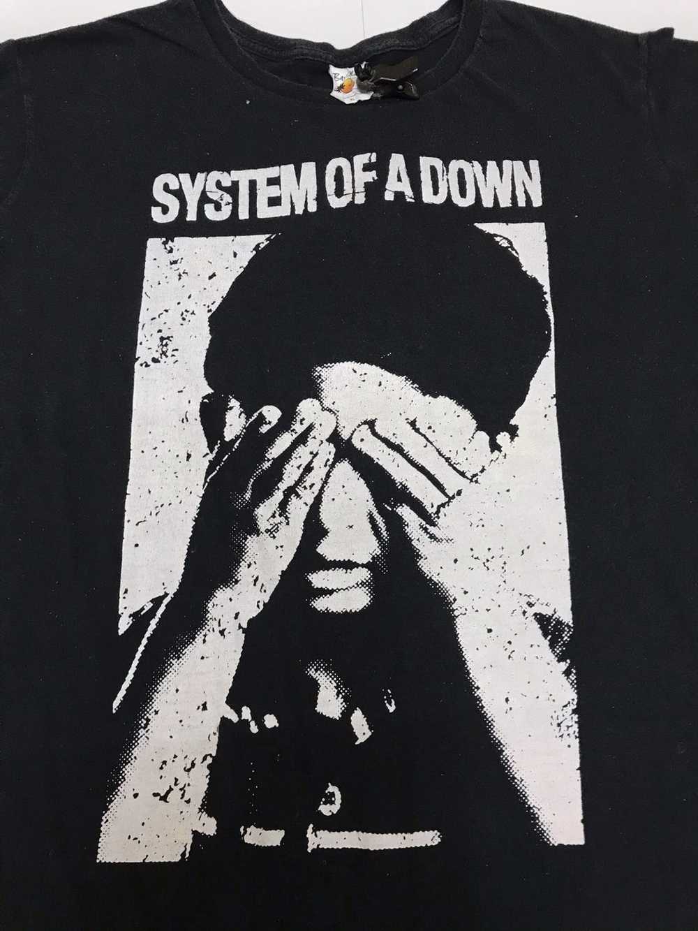 Band Tees × Vintage Vintage System Of A Down Band… - image 3