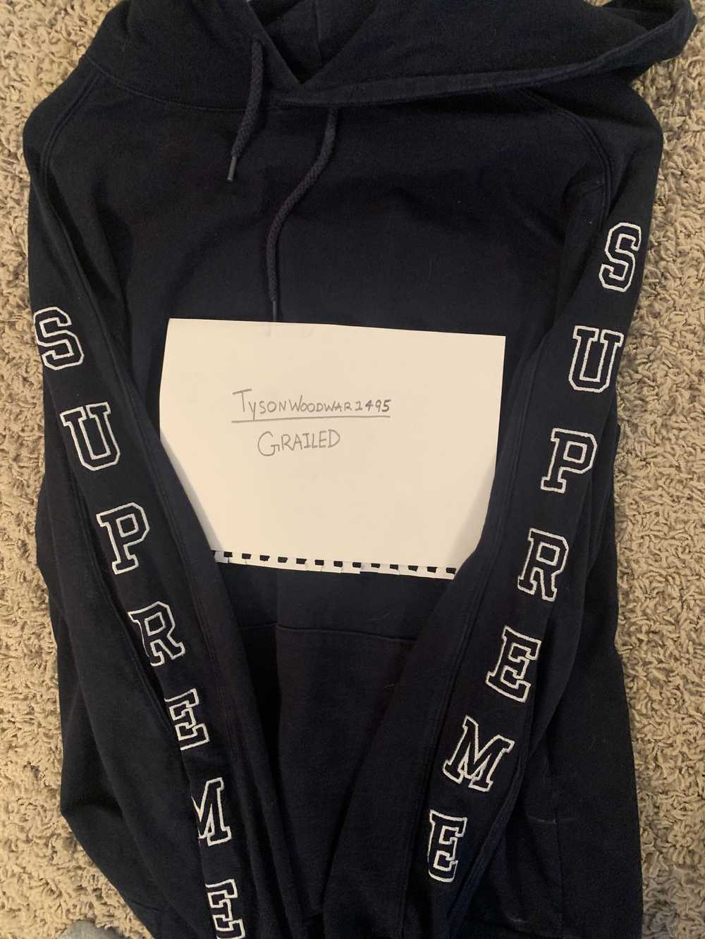 Supreme SUPREME ARM LOGO HOODIE Gem