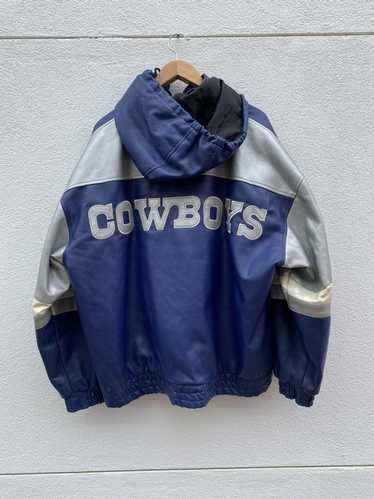 Vintage Vintage 90s Dallas Cowboys Leather Jacket… - image 1