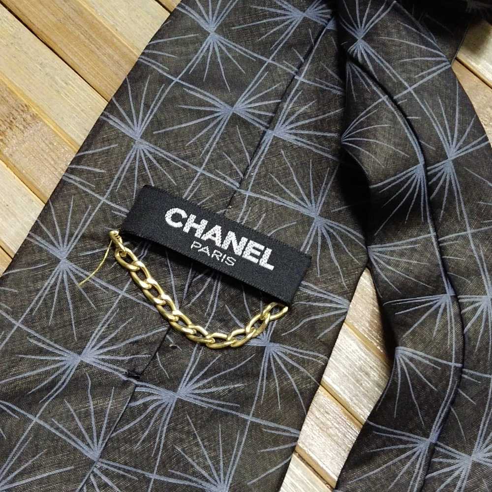 Chanel × Designer Chanel Luxury Branded Neck Tie - image 3