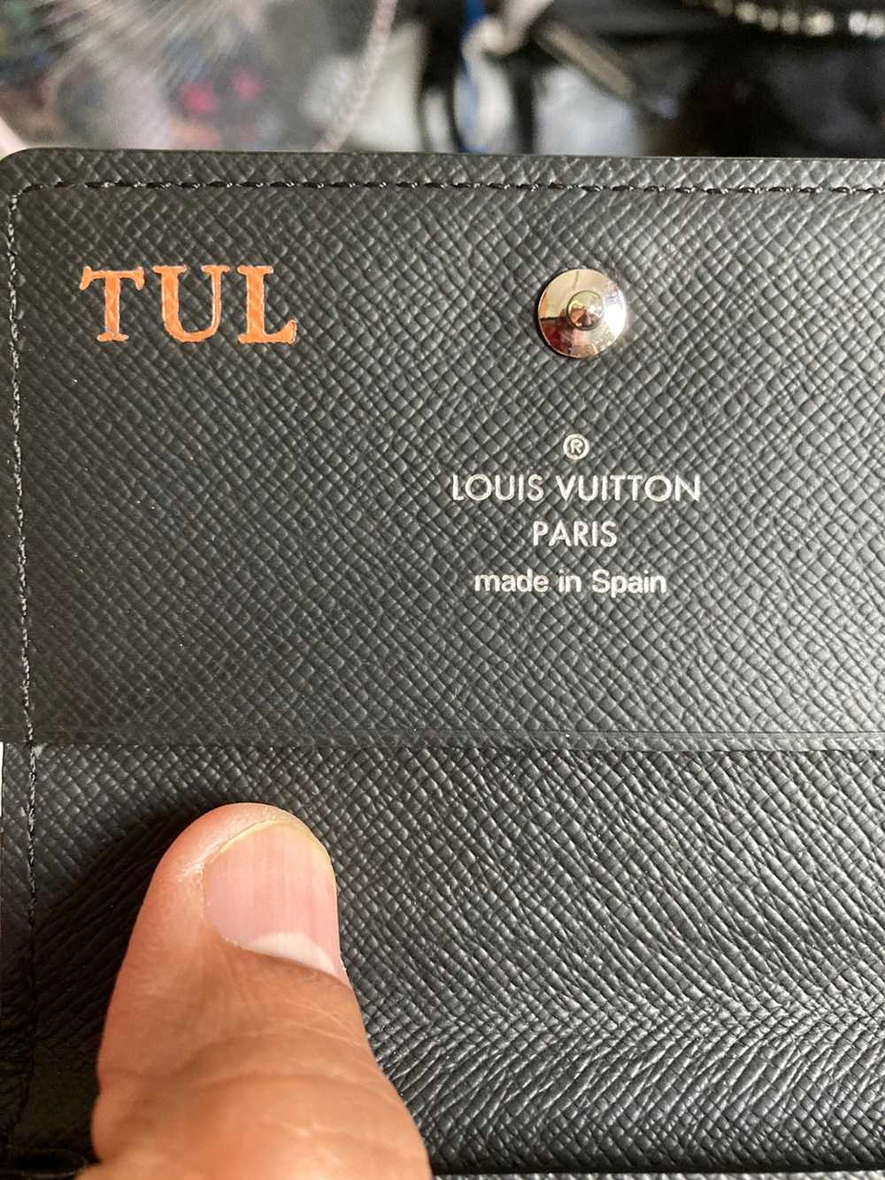Louis Vuitton EPI Card Holder Wallet, Blue - Gem