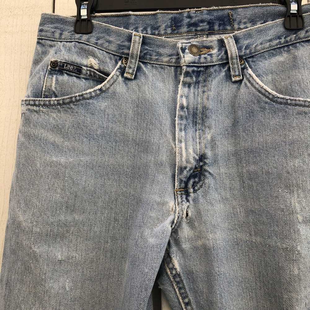 Lee × Vintage Vintage Lee Distressed Denim Jeans - image 2