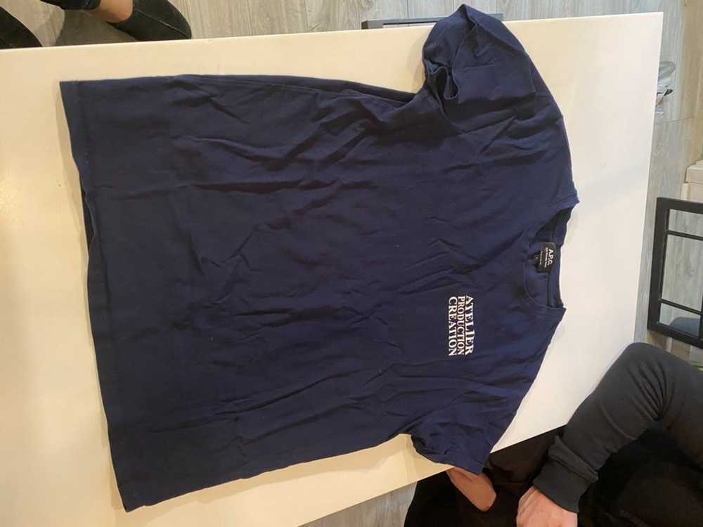 A.P.C. APC T-Shirt Navy Blue - image 1