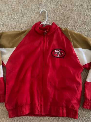 Vintage San Francisco 49ers Men's Rain Jacket Sz S leonardo-da