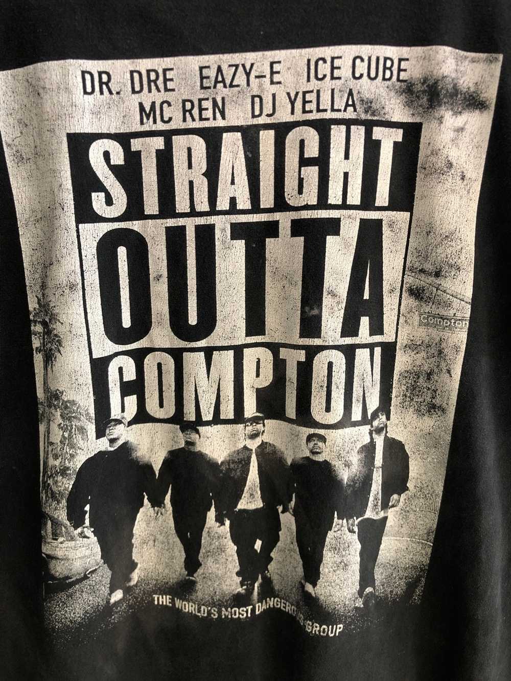 Vintage Straight outta Compton movie tee Sz 2x - image 2