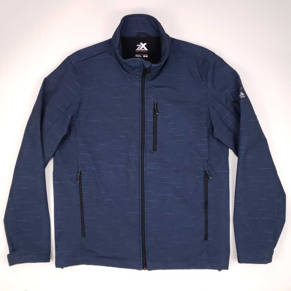 Zero X Posua Mens Softshell Jacket Medium Blue Ze… - image 2