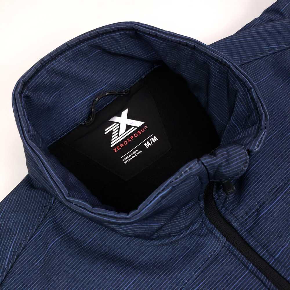 Zero X Posua Mens Softshell Jacket Medium Blue Ze… - image 5