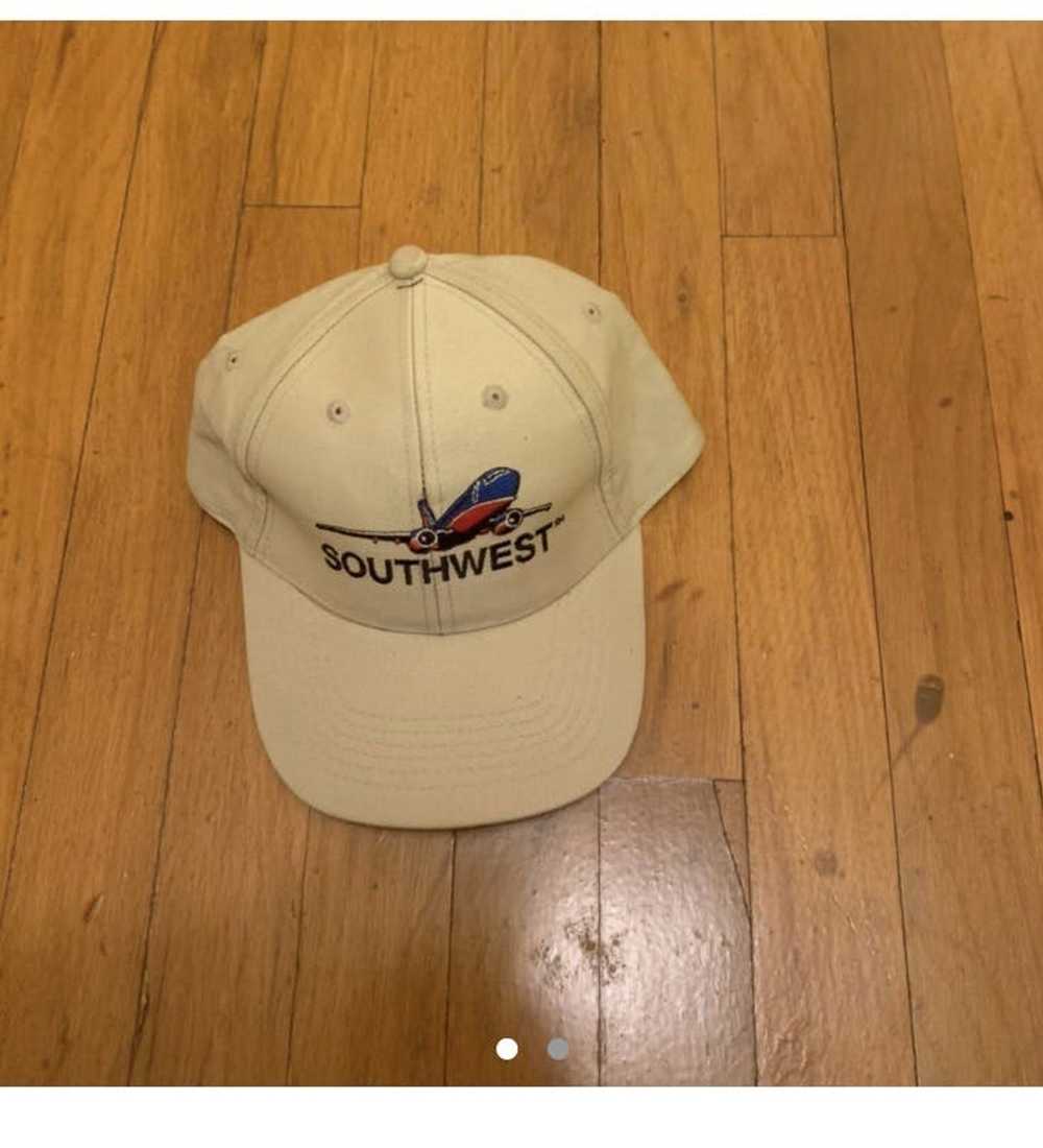 Vintage Southwest Airlines Spell Out Snapback Hat… - image 1