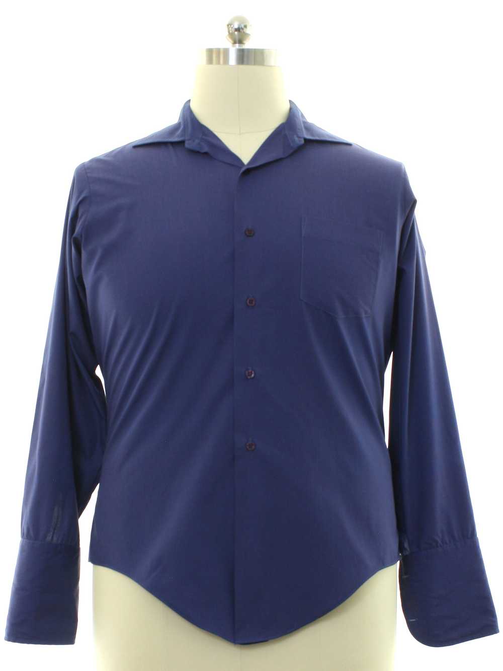 1960's Monte Carlo Mens Mod French Cuff Shirt - image 1