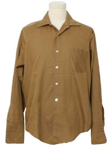1960's Van Heusen Mens Mod French Cuff Shirt - image 1
