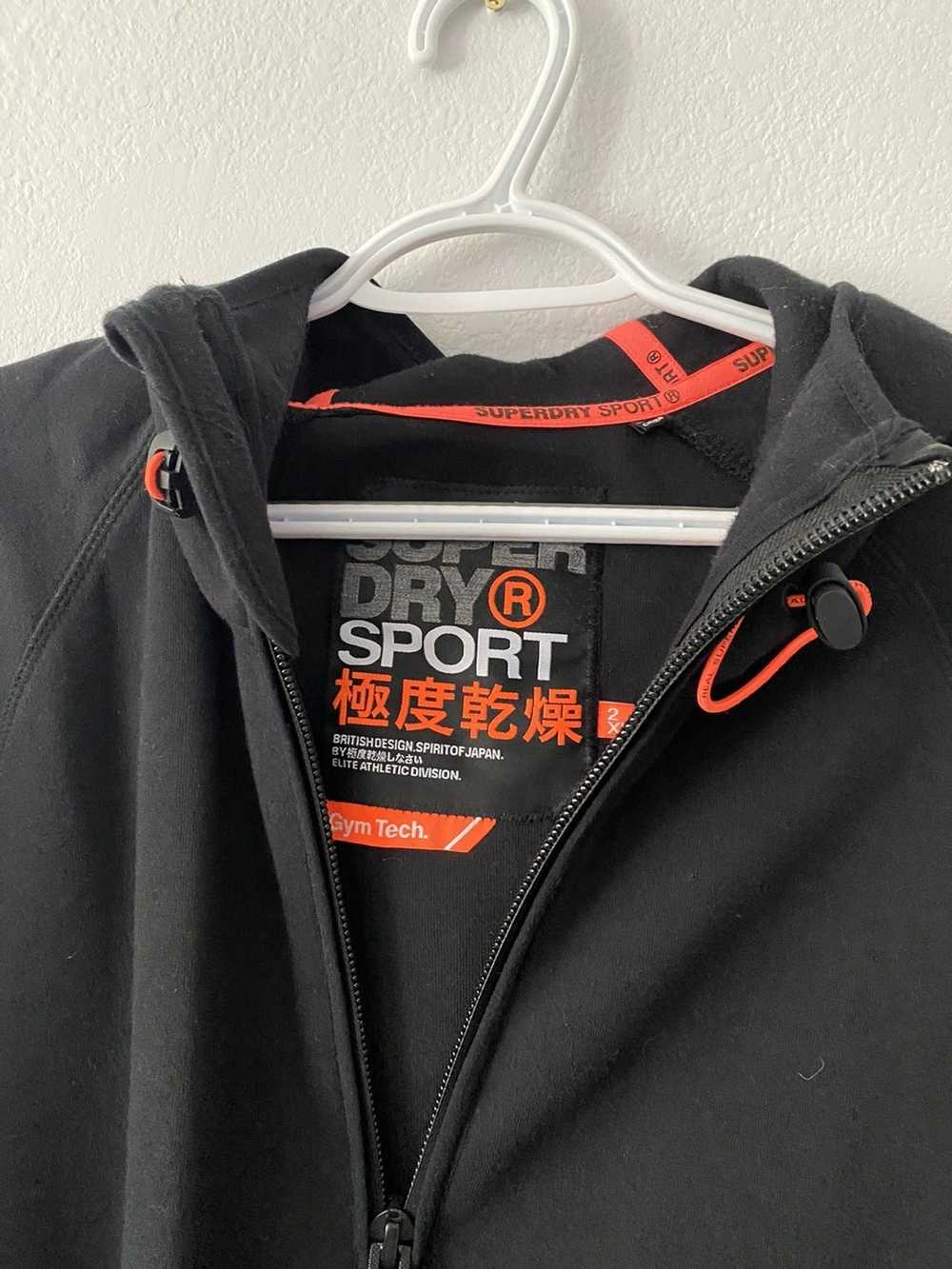 Superdry Gym Tech Fitted Zippered Hoodie - image 3