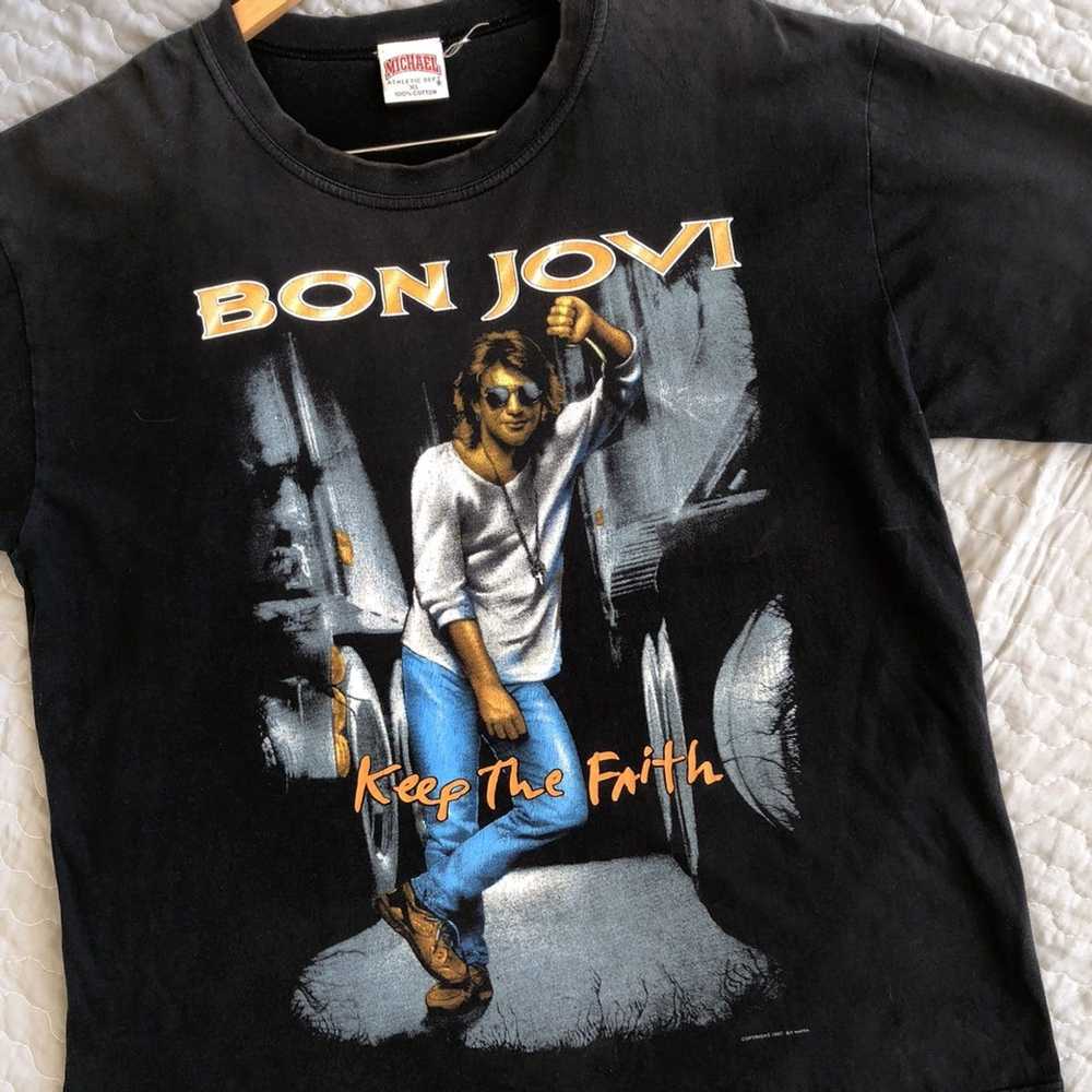 Band Tees × Bon Jovi × Vintage 1997 Vintage Bon J… - image 2