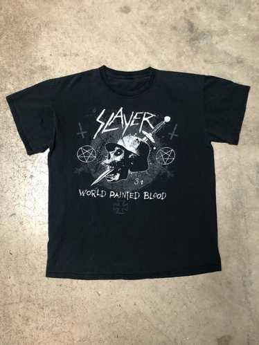 Band Tees × Slayer × Vintage Vintage 90s Slayer W… - image 1