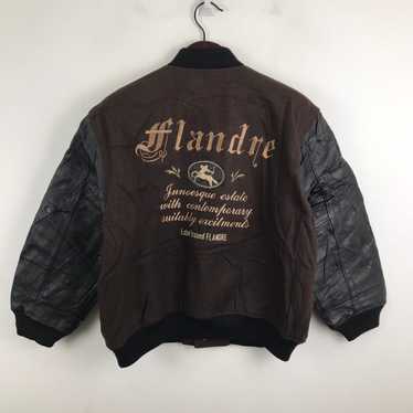 LEATHER EMBROIDERED VARSITY JACKET – FELLAS BY HAQI®