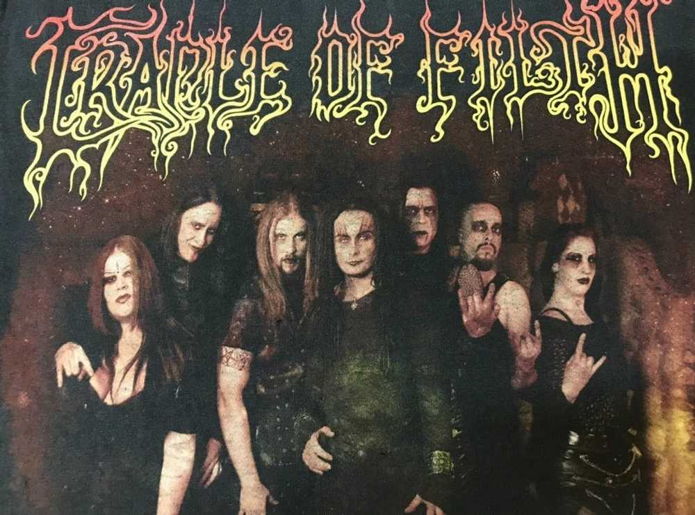 Band Tees × Vintage Vintage Cradle Of Filth 90s B… - image 7