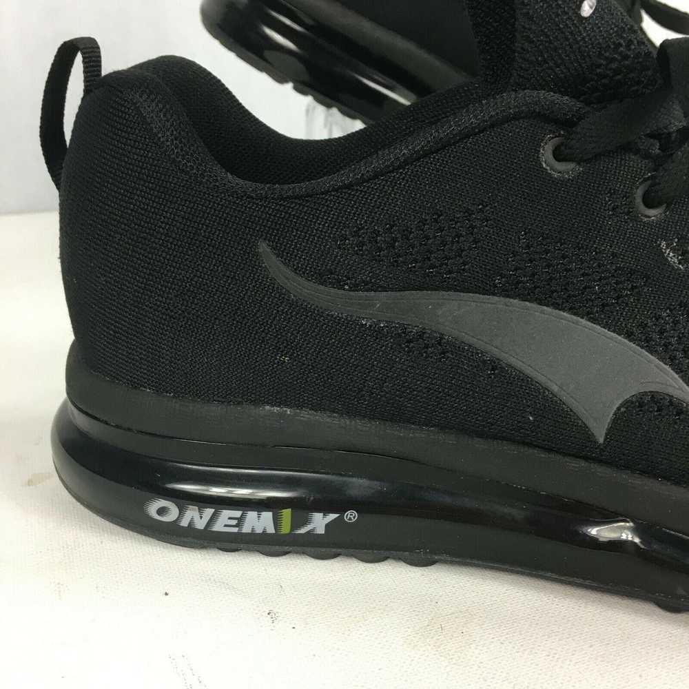 Designer ONEMIX Black Athletic Sneakers Sz 12 Run… - image 5