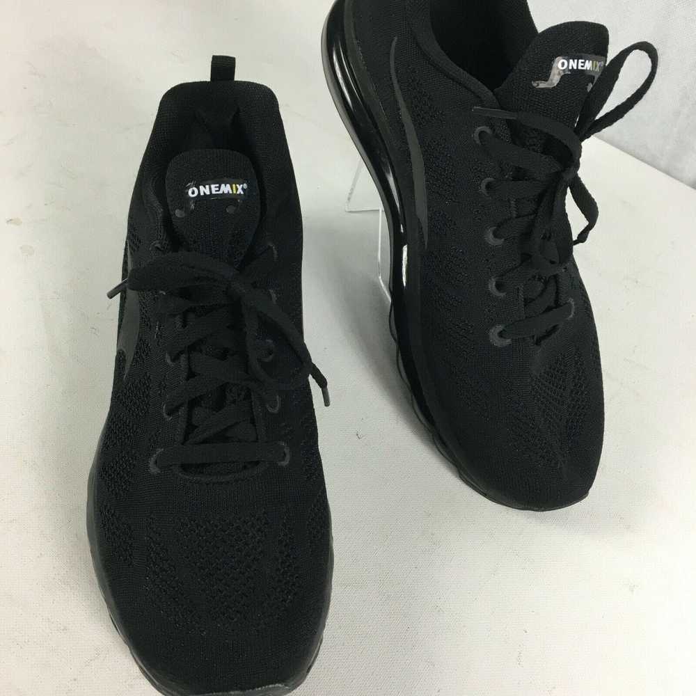 Designer ONEMIX Black Athletic Sneakers Sz 12 Run… - image 6