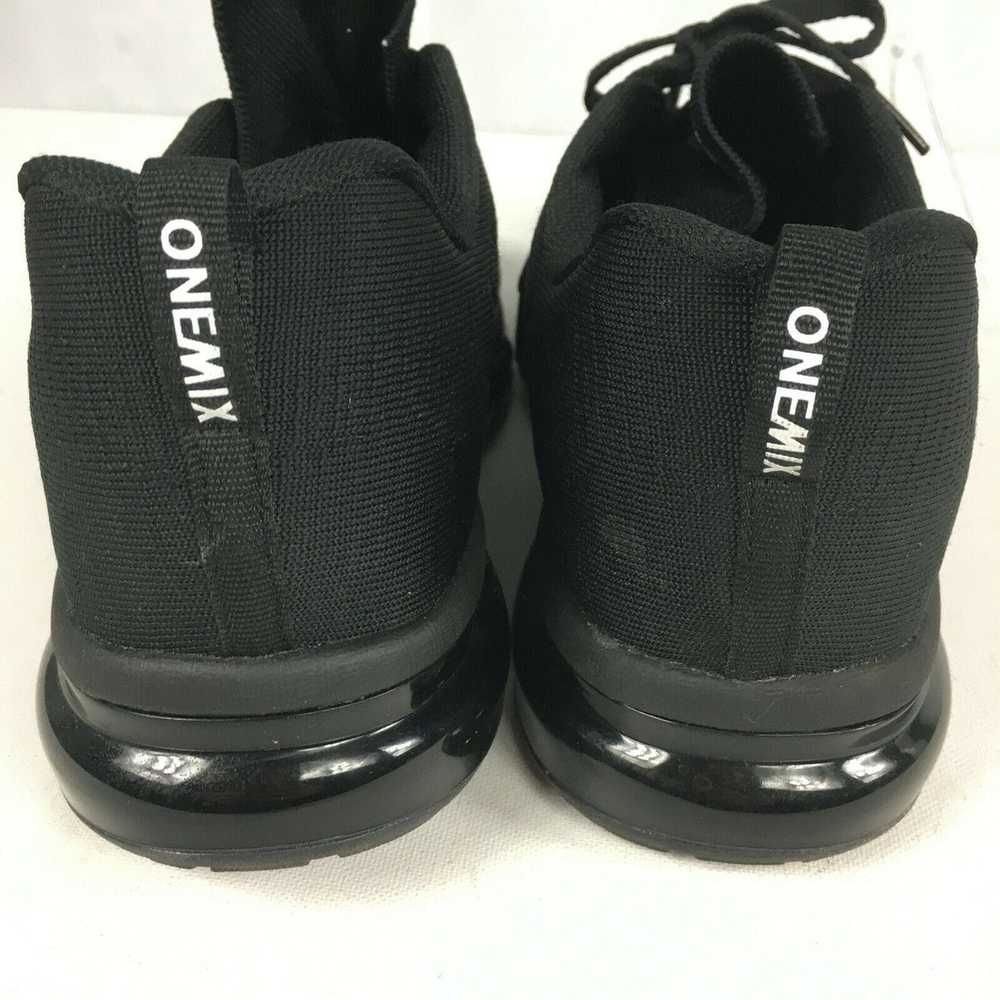 Designer ONEMIX Black Athletic Sneakers Sz 12 Run… - image 7