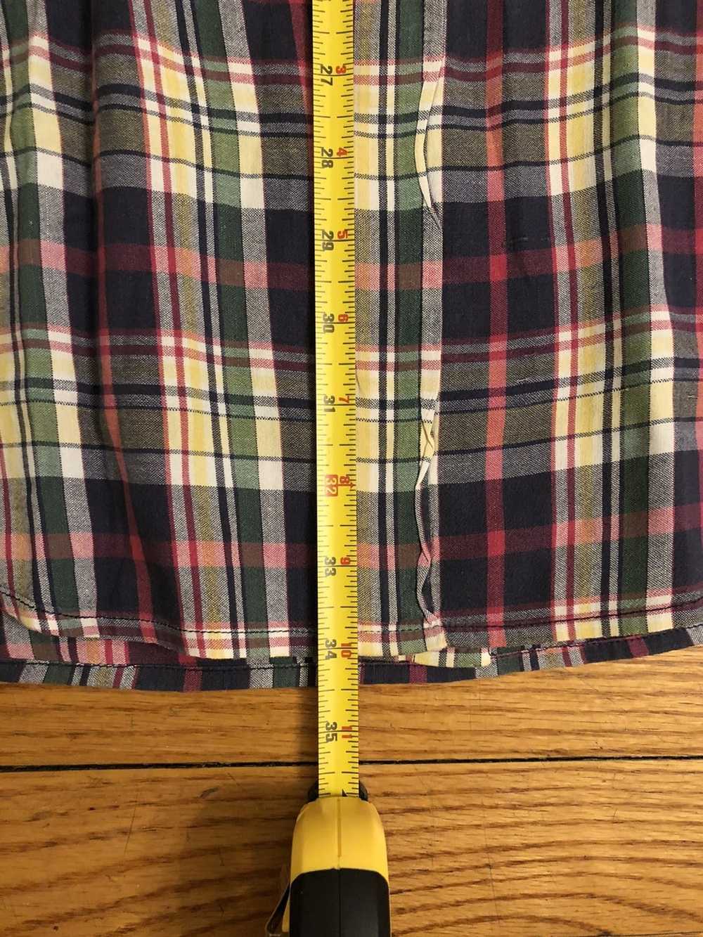 Lands End LANDS END Vintage MADRAS Plaid Made in … - image 6