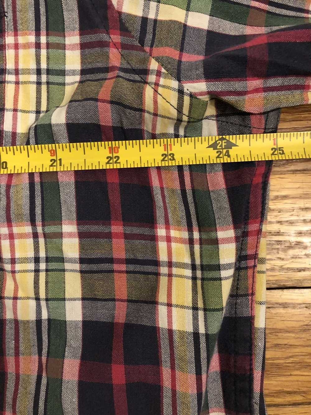 Lands End LANDS END Vintage MADRAS Plaid Made in … - image 7