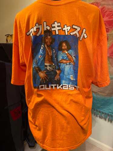 Outkast Throwback orange graphic japanese graphic 