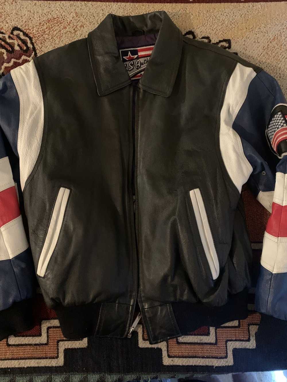 Michael Hoban Vintage USA Leather jacket - image 1
