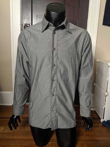 The North Face Grey woven buttondown shirt