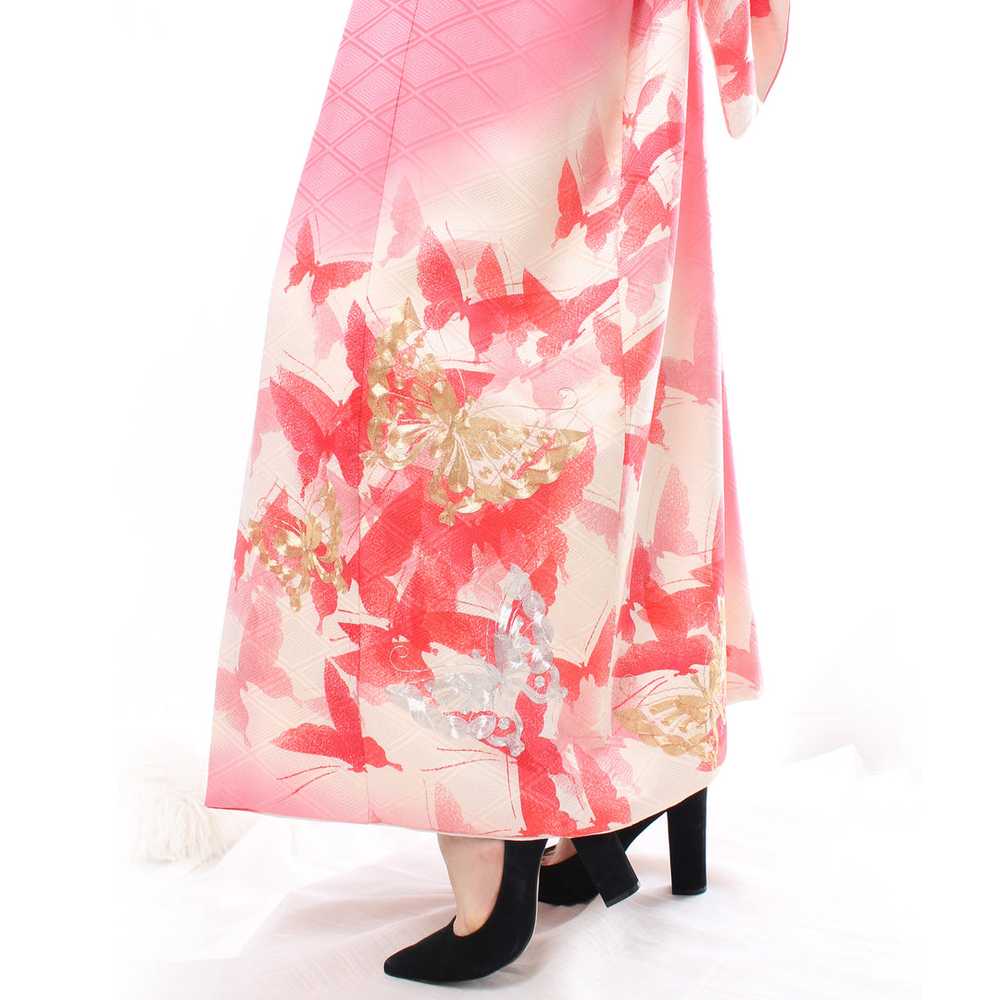 Pink Butterfly Kimono - image 1