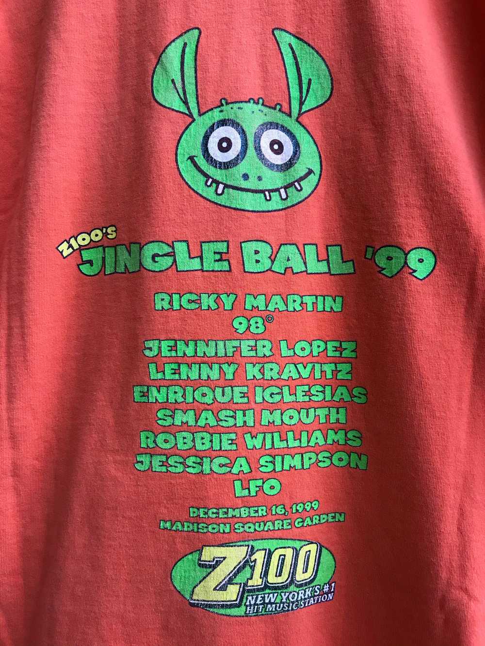 Vintage 1999 Z100 Jingle Ball Tee Size Large - image 4