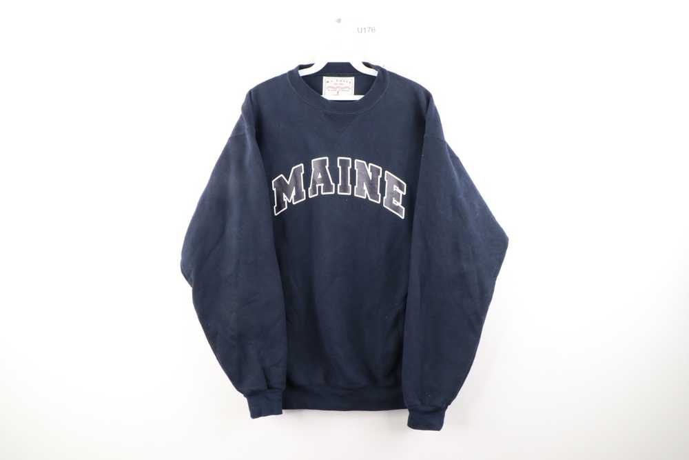 Vintage Vintage 90s Soffe Maine Spell Out Faded C… - image 1