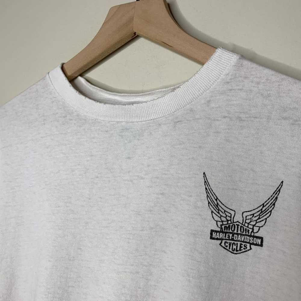 Delta Vtg Y2K Harley Davidson Graphic Tee Old Log… - image 6