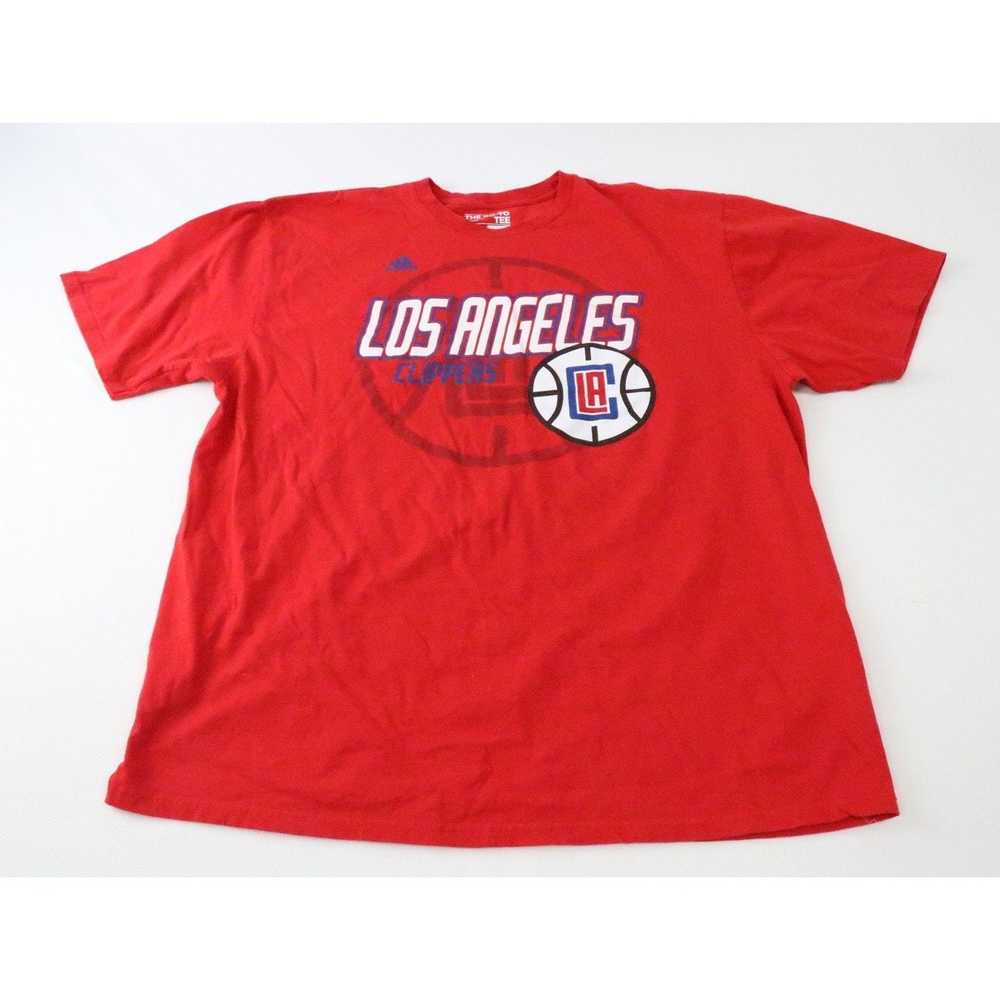 Adidas Adidas Los Angeles Clippers Red Cotton Men… - image 1