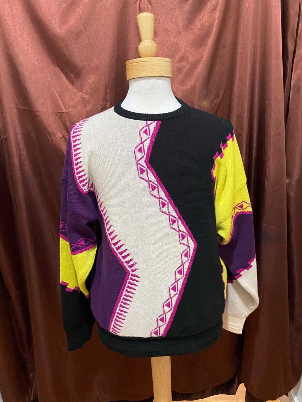 Versace 80s Gianni Versace Wool Knit Sweater - image 1