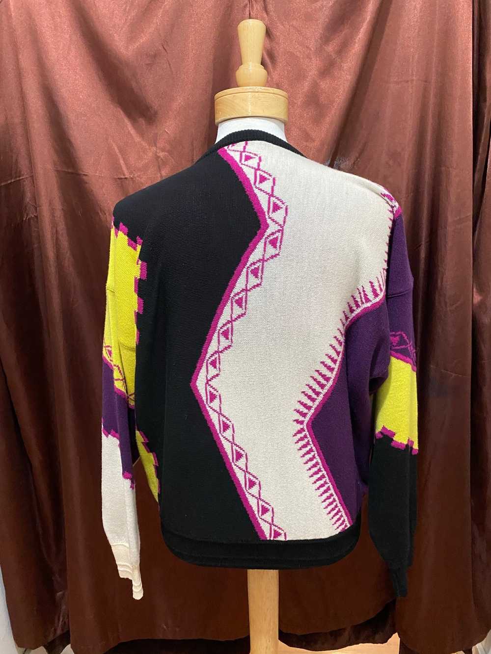 Versace 80s Gianni Versace Wool Knit Sweater - image 2