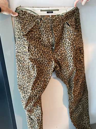 R13 Cheetah cargo pants