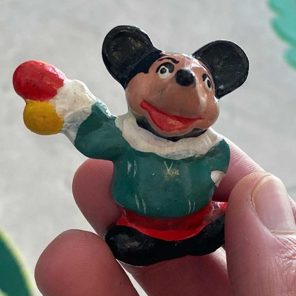 1930s Handmade Mickey and Minnie Figurines - image 6