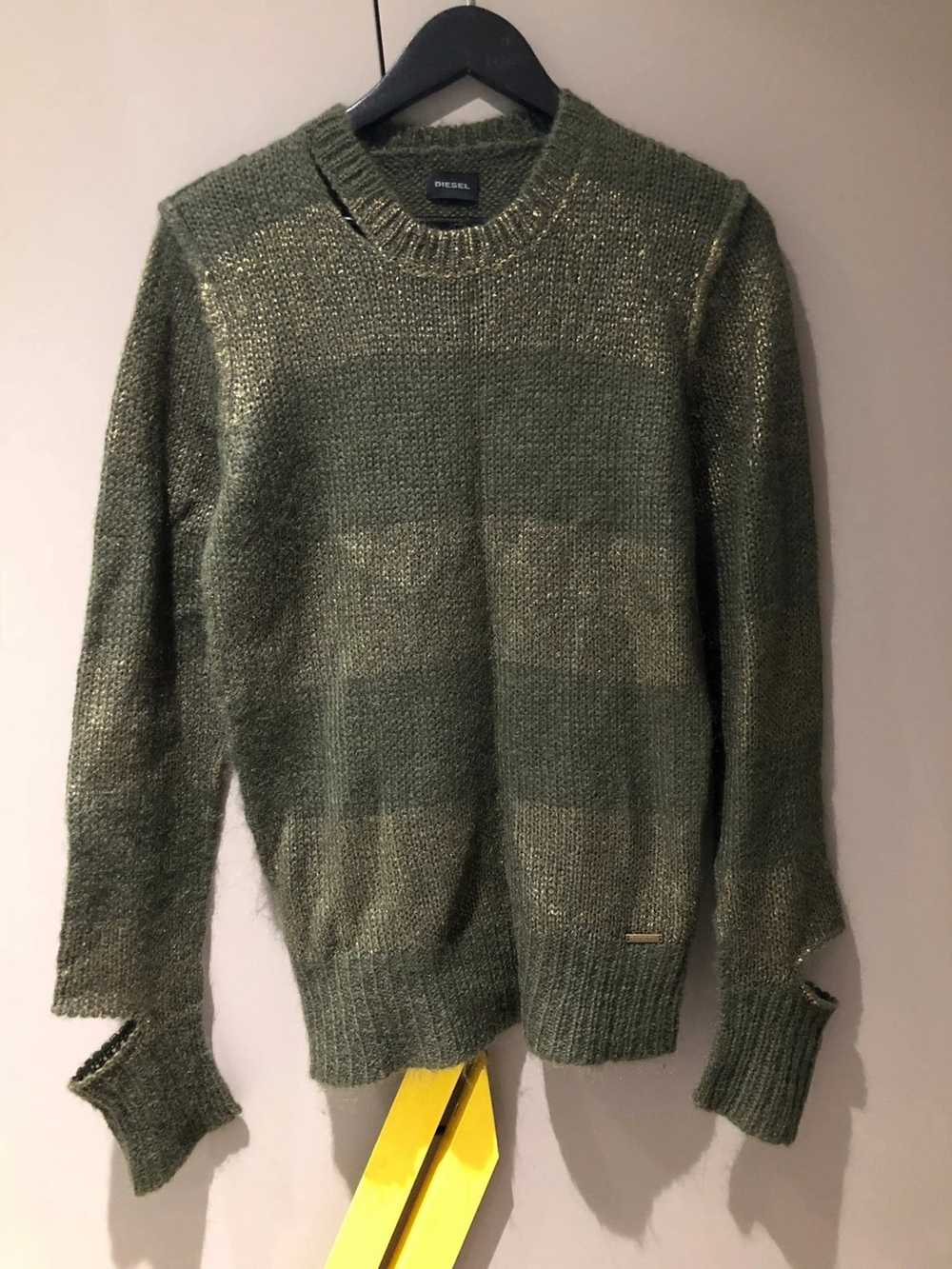 Diesel Distressed Sweater - Gem