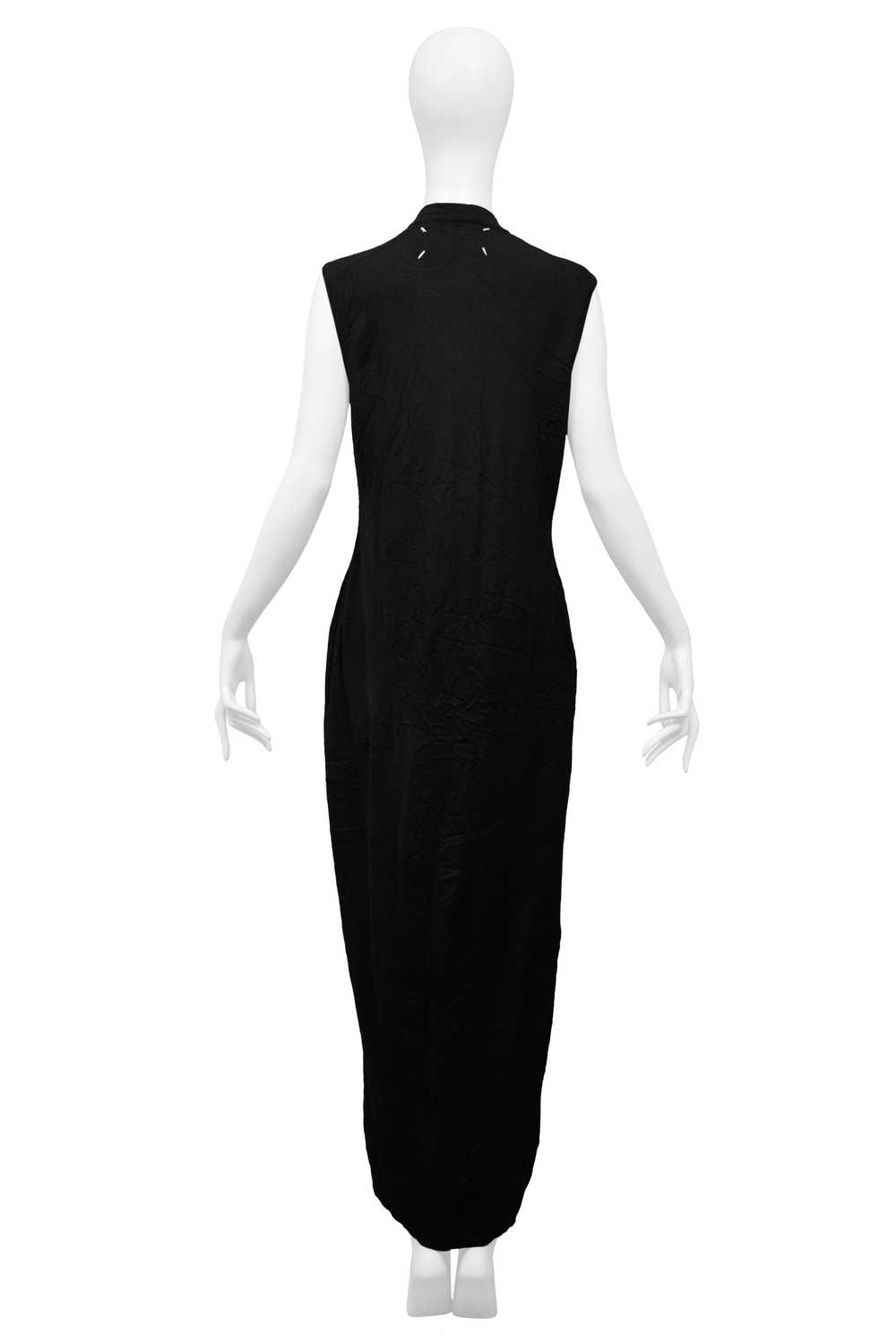 MARGIELA BLACK OVERSIZED SWEATER DRESS - image 2