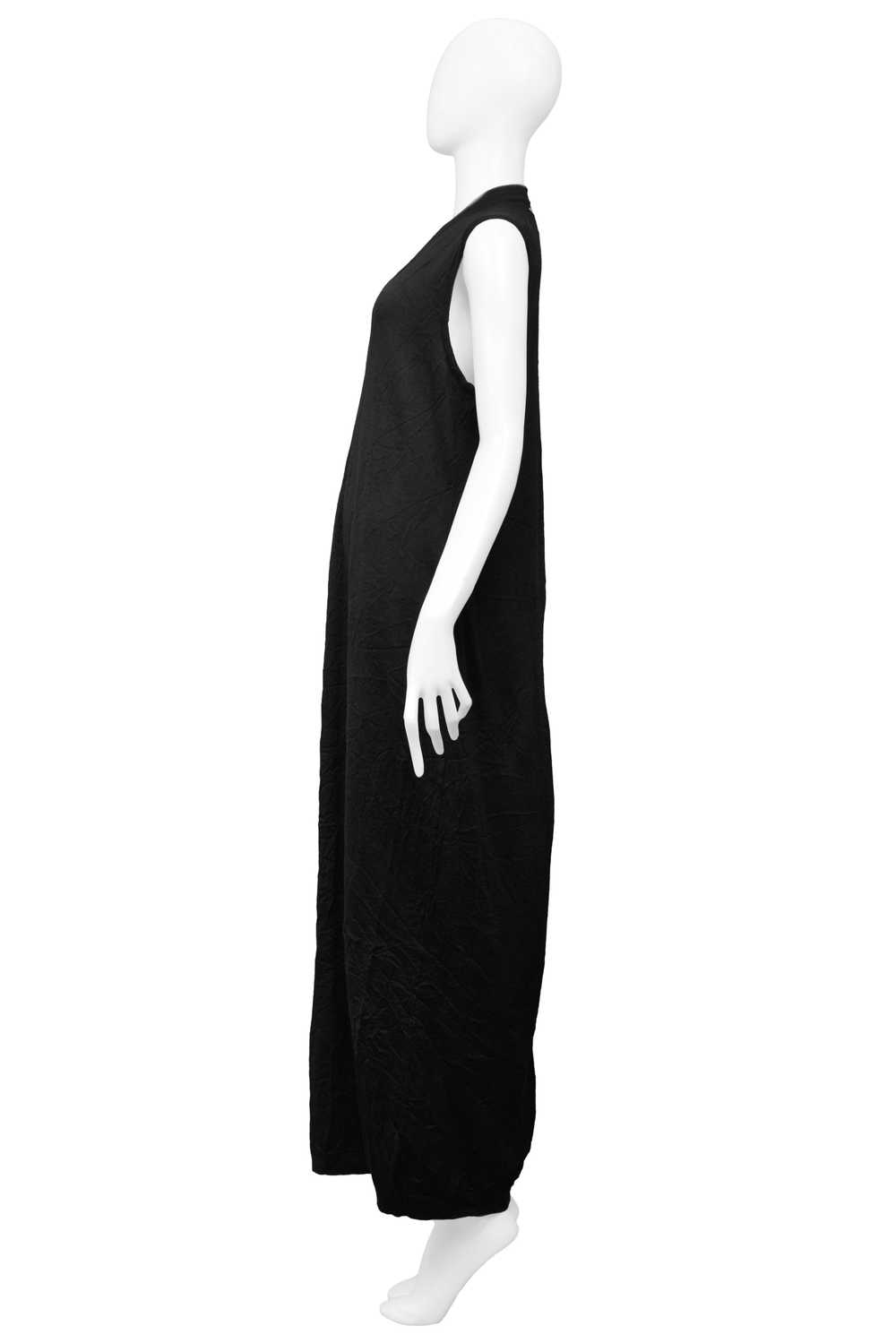 MARGIELA BLACK OVERSIZED SWEATER DRESS - image 3