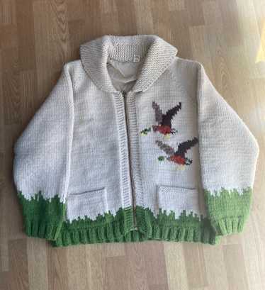 Streetwear × Vintage VINTAGE 1960S DUCK HUNT CARDI