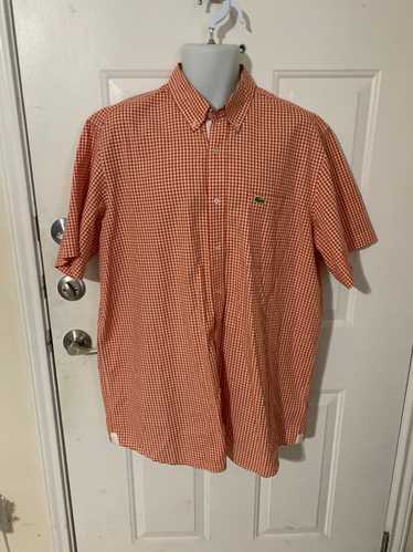 Lacoste Gingham Check SS button down LT