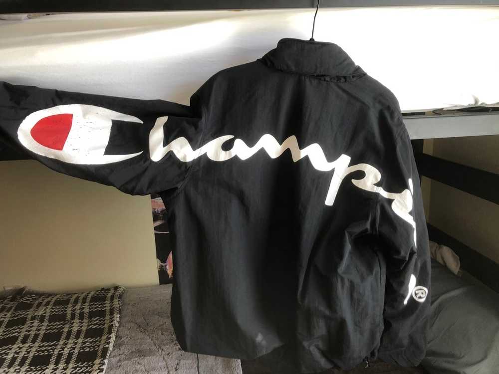 Champion × Supreme Supreme Champion Track Jacket Black - Gem