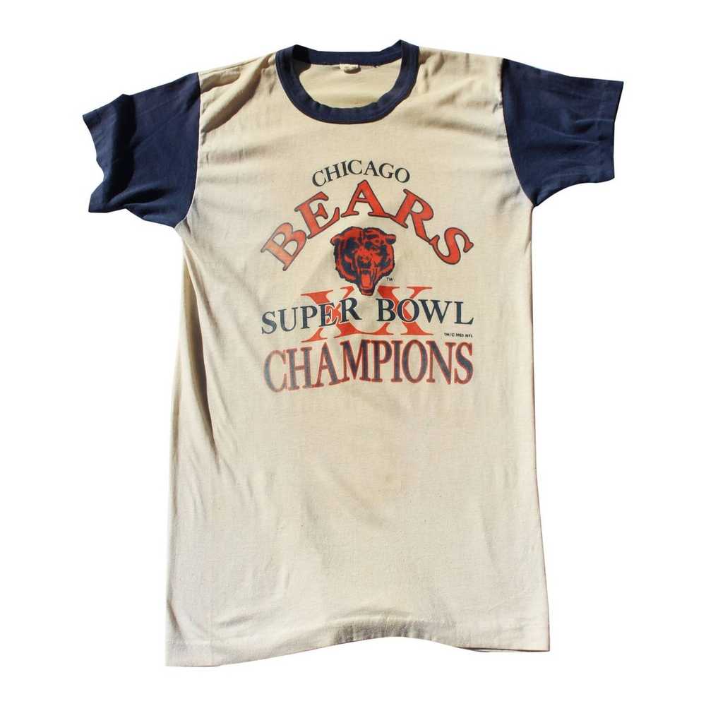 Screen Stars Vintage Bears Super Bowl T shirt Sma… - image 1