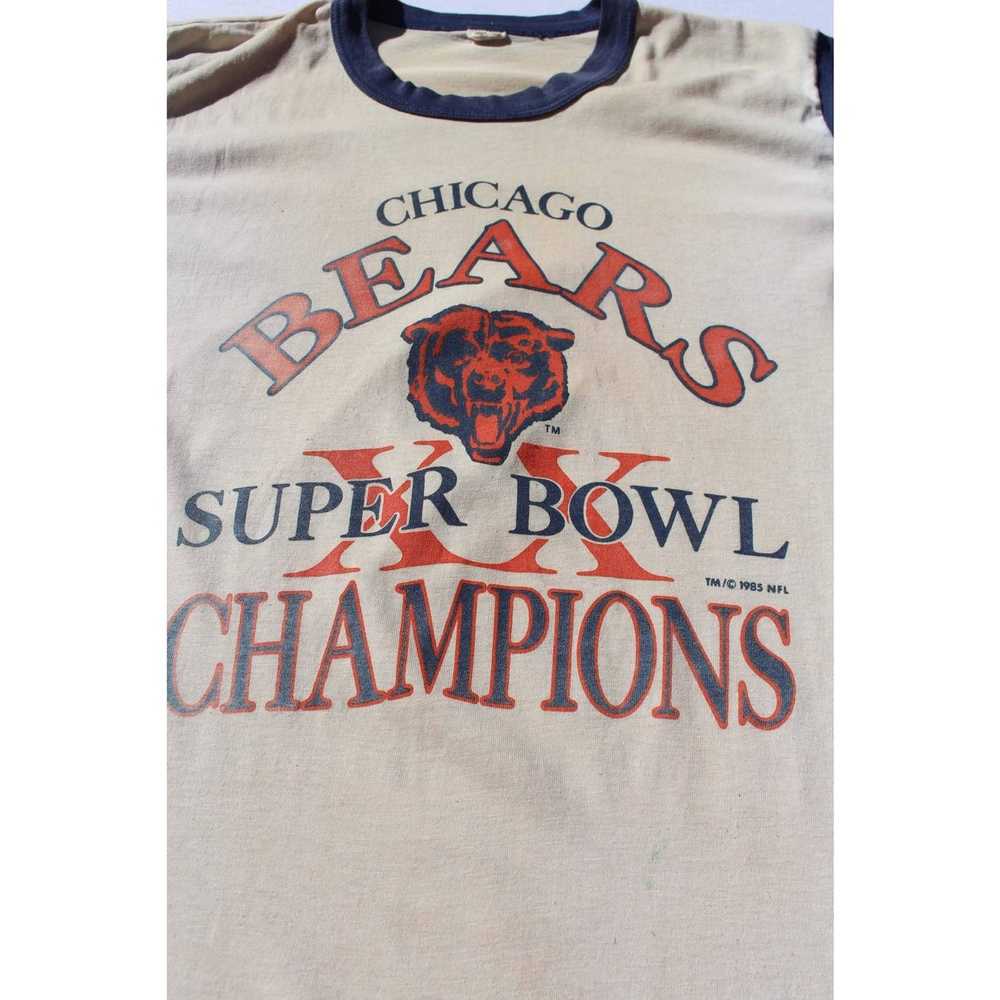 Screen Stars Vintage Bears Super Bowl T shirt Sma… - image 3