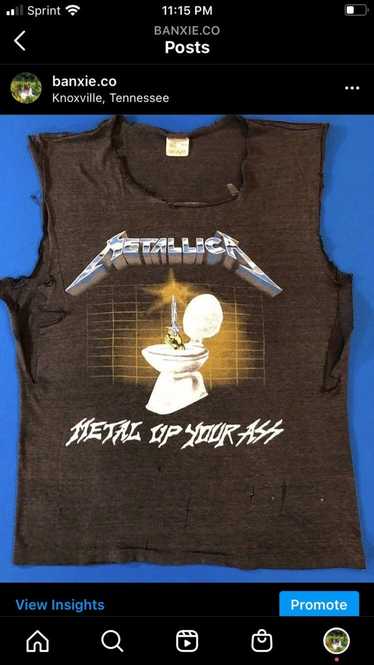 Vintage Vintage 1980s Metallica first album tour s